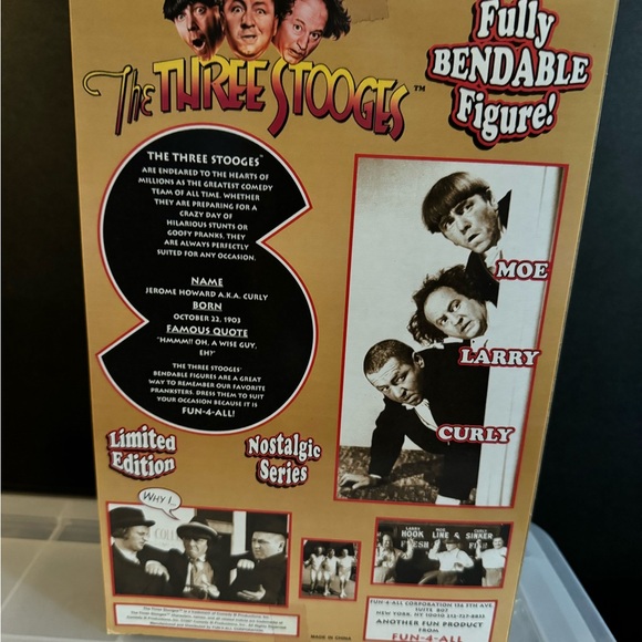 The Three Stooges Nostalgic Series Dolls - Picture 3 of 7